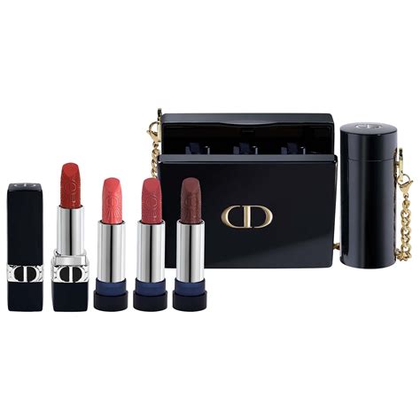 dior lipstick clutch sephora|dior limited edition lipstick set.